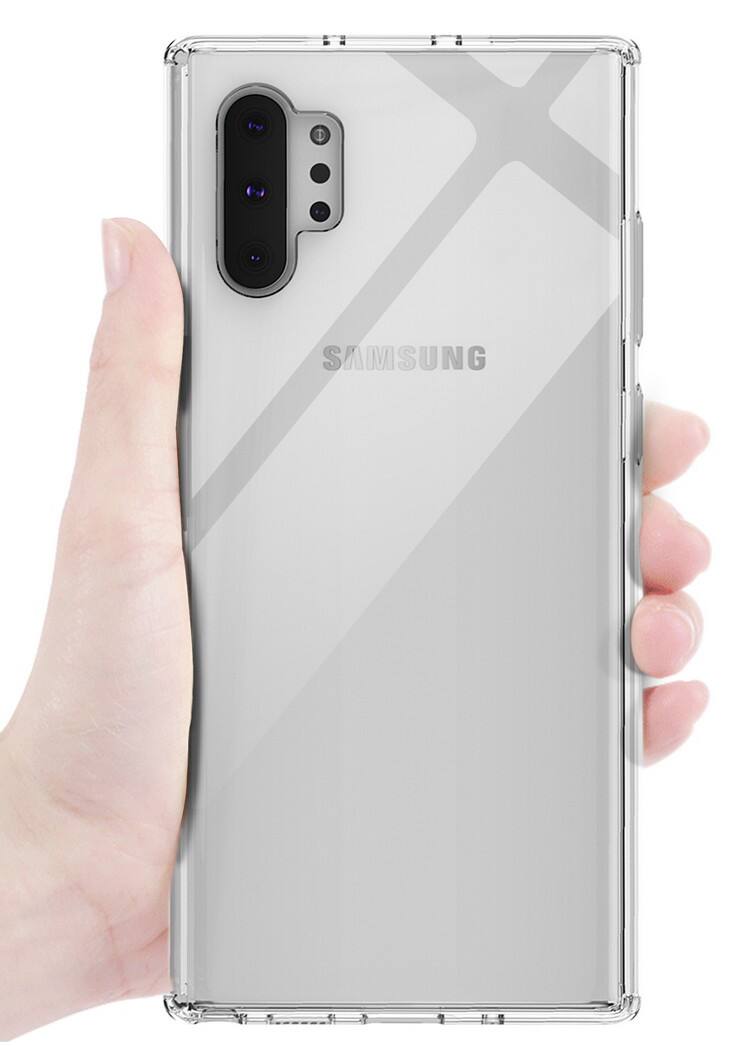 Alt View 5. Nakedcellphone - Clear Case for Samsung Galaxy Note 10 Plus - Clear.