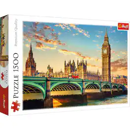 Trefl - Red Puzzle London, United Kingdom 1500 Piece Puzzle