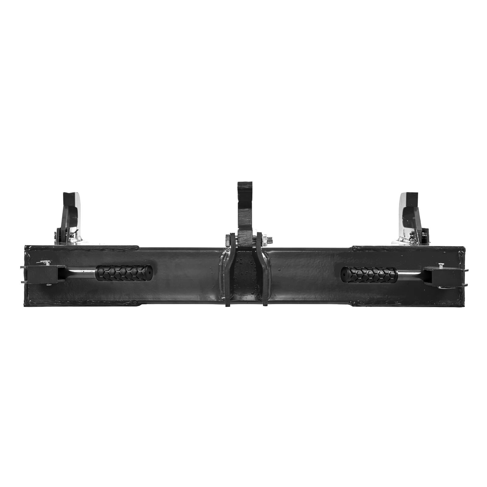 Alt View 5. VEVOR - 3-Point Quick Hitch with 2 in Receiver, 3000 Lbs Lift Capacity, 3-Pt Hitch with 5 Level Adjustable Bolt - Black.