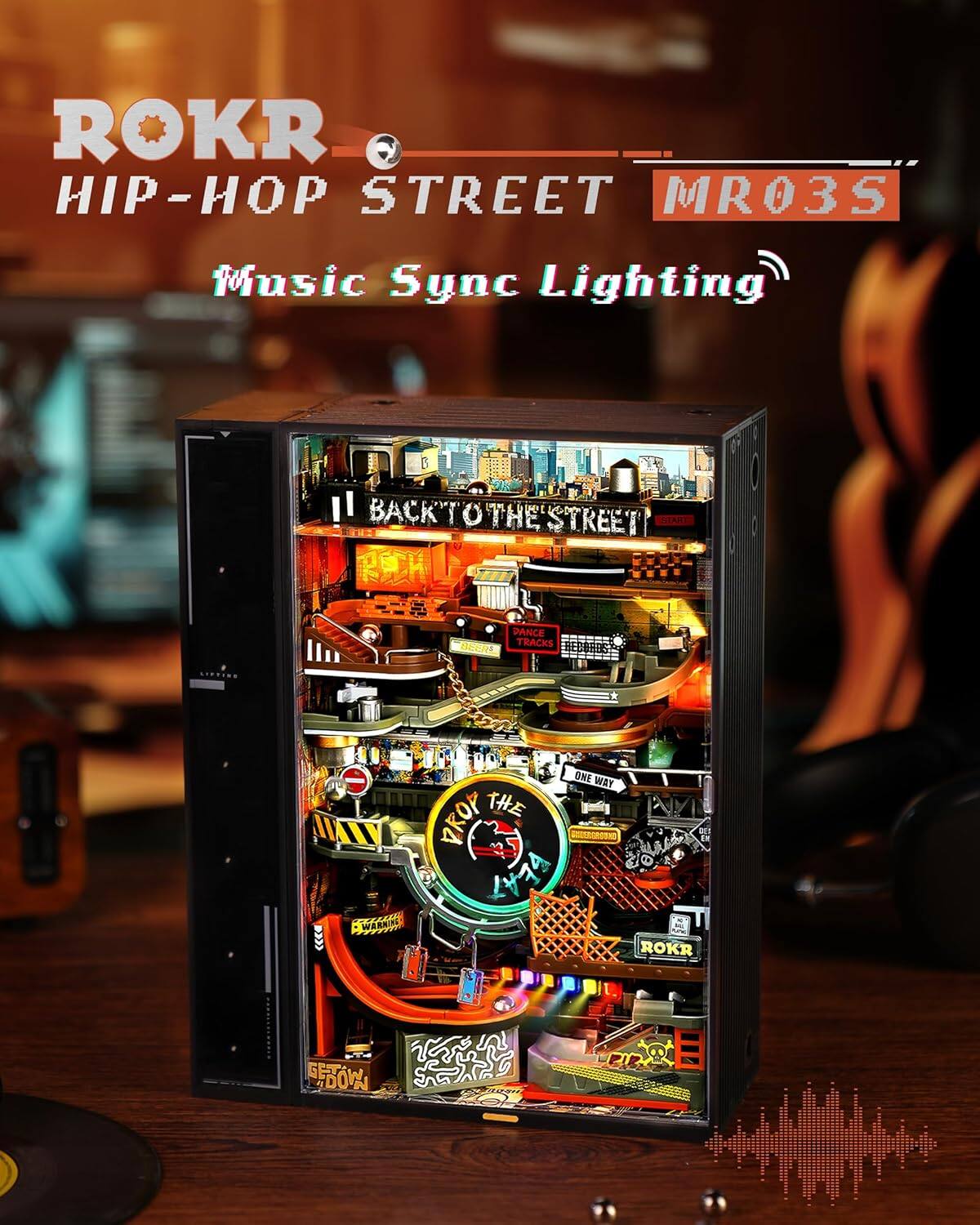 ROKR HIP-HOP STREET MRO35  
Music Sync Lighting  

BACK TO THE STREET  

DANCE TRACKS  

ONE WAY  

ROKR  

GET DOWN
