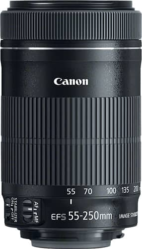 Best Buy: Canon EF-S 55-250mm f/4-5.6 IS STM Telephoto Zoom Lens