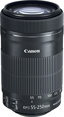 Canon EF-S55-250mm F4-5.6 IS STM Telephoto Zoom Lens for EOS DSLR