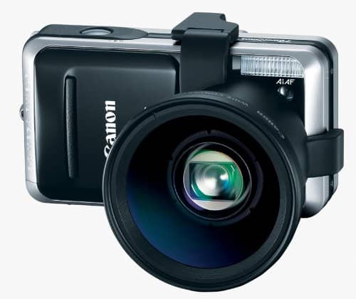 Canon - LA-DC20 Conversion Lens Adapter for PowerShot S80 - Black