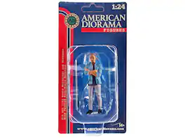 "Car Meet 3" Figurine 6 for 1/24 Scale Models by American Diorama