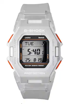 G-SHOCK
CASIO
Bluetooth
TUE
5:40
25
8-19
WATER 20BAR RESIST
PROTECTION
