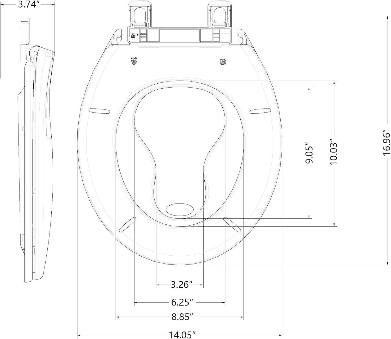 3.74"  
9.05"  
10.03"  
16.96"  
3.26"  
6.25"  
8.85"  
14.05"