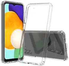 Front. Nakedcellphone - Clear Case for Samsung Galaxy A13 - Clear.
