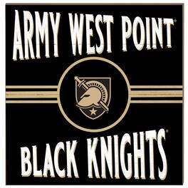 Jardine - Army Knights 10'' x 10'' Retro Team Sign - Black