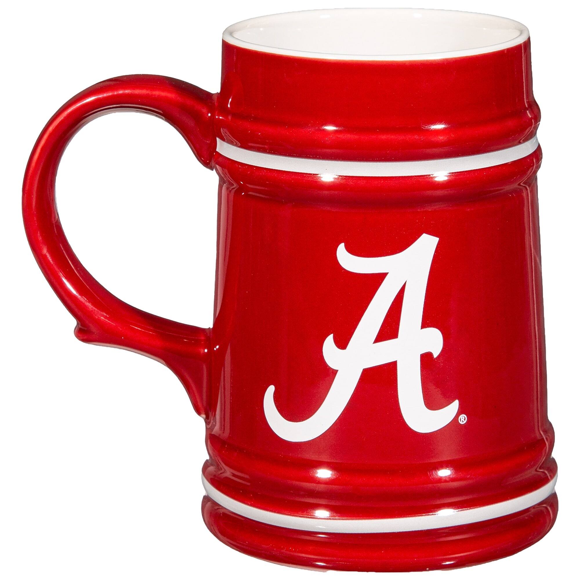 Alt View 1. Evergreen Enterprises - Alabama Crimson Tide 24oz. Ceramic Stein Cup with Gift Box - Multicolor.