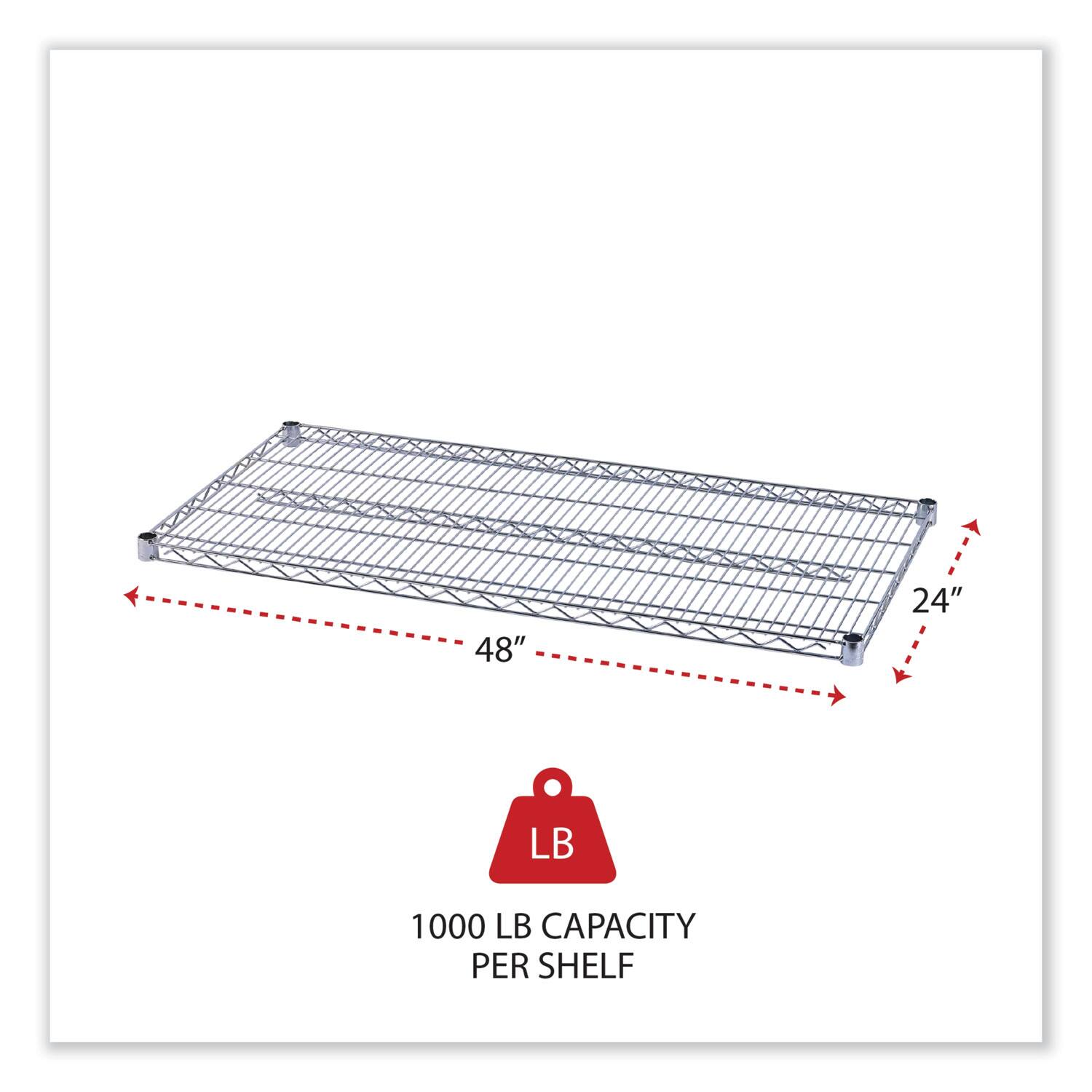 48" x 24" LB 1000 LB CAPACITY PER SHELF