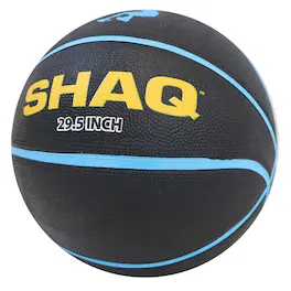 Official Size 7 Basketball 29.5" Indoor Outdoor Basketball Durable Basketball for Street Court Play SHAQ Basketball - Black
