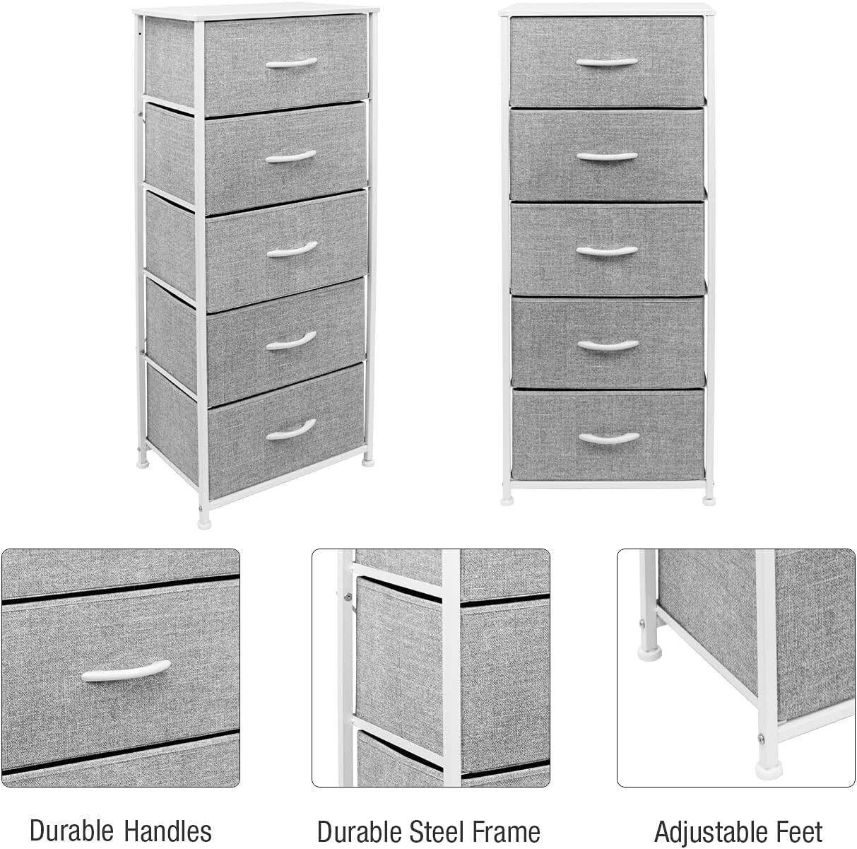 - Durable Handles
- Durable Steel Frame
- Adjustable Feet