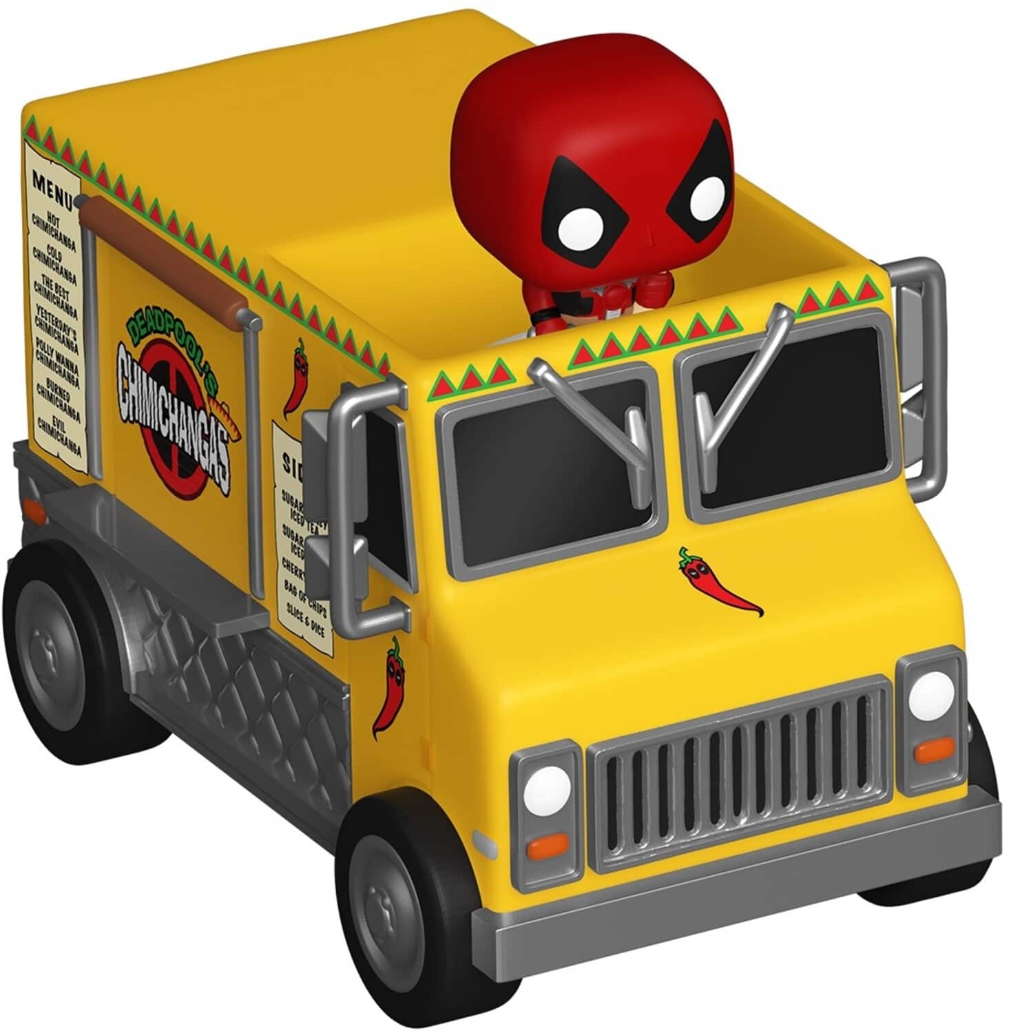 FUNKO Bitty POP! Ride: Marvel - Deadpool with Chimichanga Truck - COLLECTABLES - Multicolor