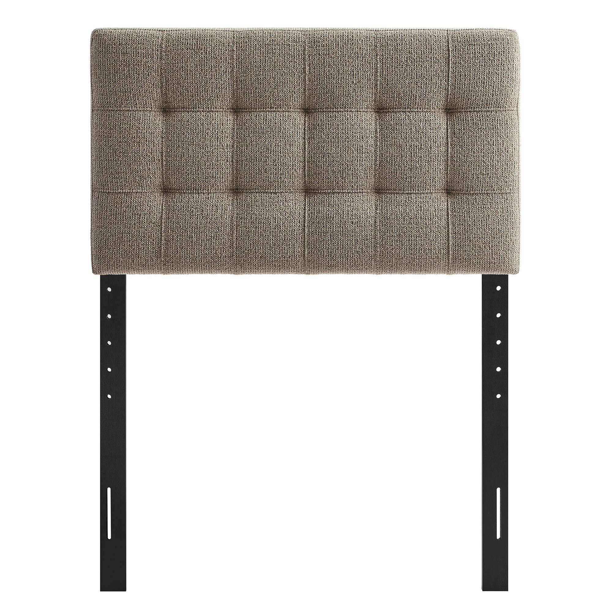 Alt View 2. Modway - Lily Upholstered Fabric Headboard by Modway - Taupe.
