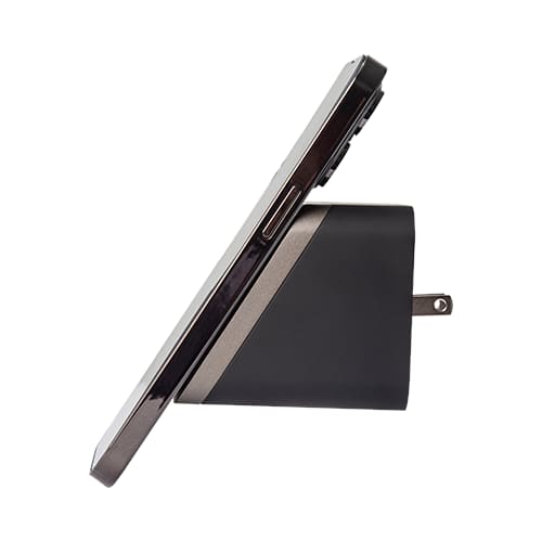 TYLT - Marquee 15W MagSafe Compatible Charger Wireless + Wired Charging Black - Black