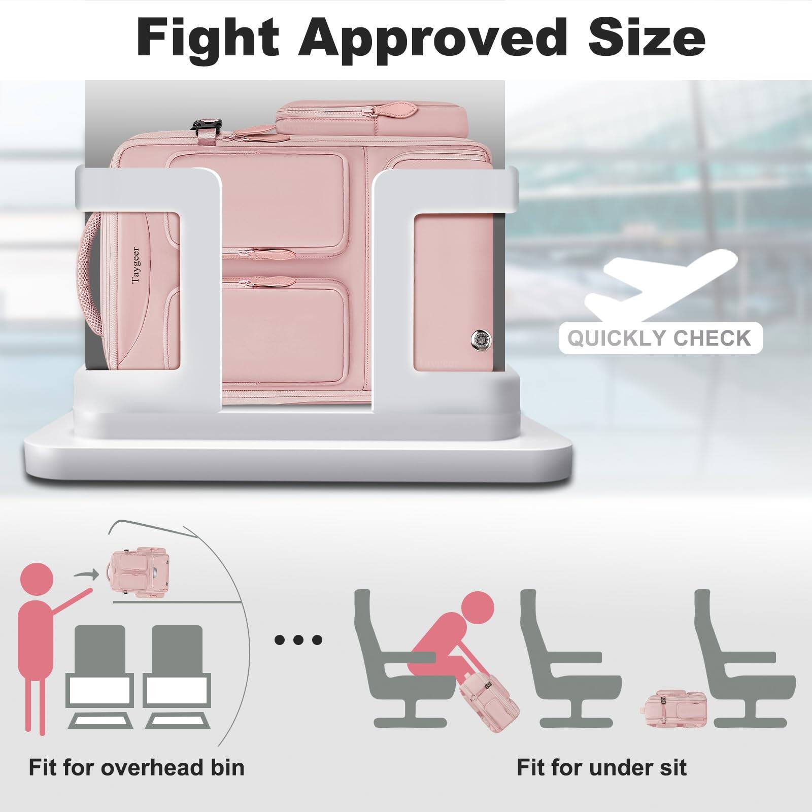 Alt View 3. Cozy Serene - Vacuum Backpack  Expandable Seal Carry On With Rain Cover 17'' Laptop Backpacks Travel Shoe Compartment Tsa Approved - Default.