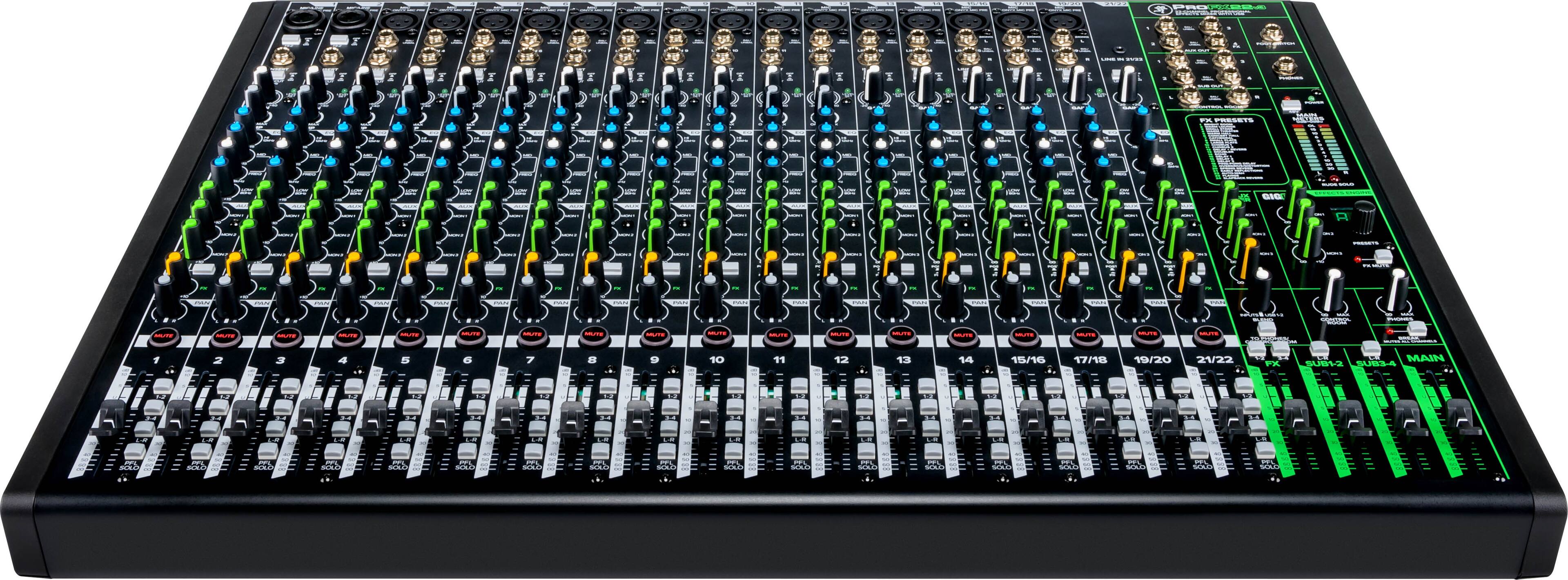Alt View 11. Mackie - ProFX22v3  Professional Effects Mixer with USB - Black.