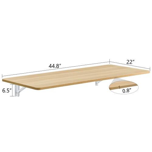 44.8" x 22" x 6.5" x 0.8"