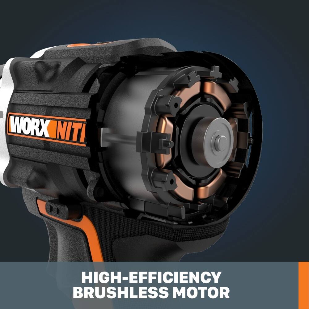 WORX NITI HIGH-EFFICIENCY BRUSHLESS MOTOR