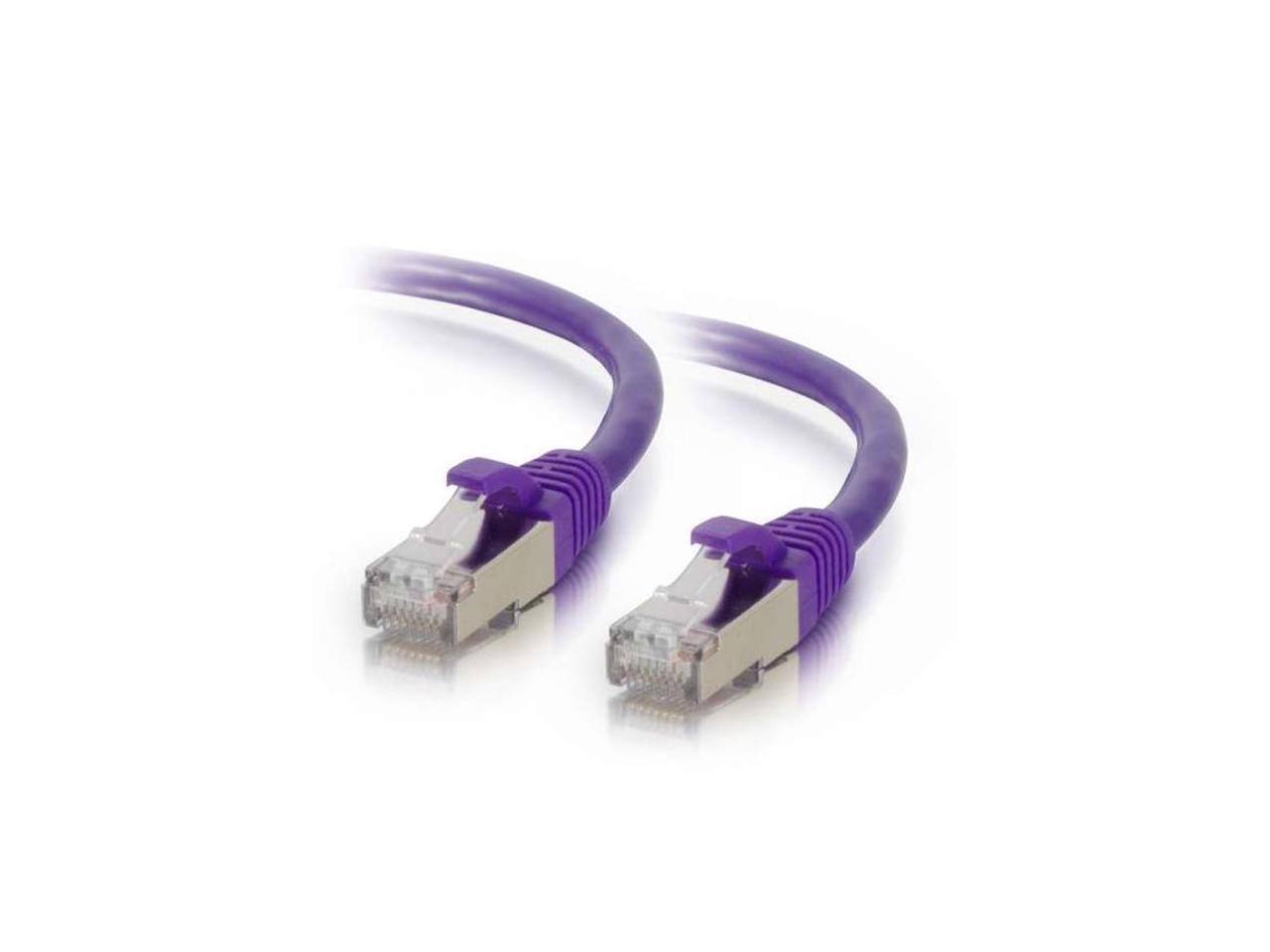 Alt View 1. Cables to Go - C2G 00904 Cat6 Cable - Snagless Shielded Ethernet Network Patch Cable, Purple (8 Feet, 2.43 Meters).