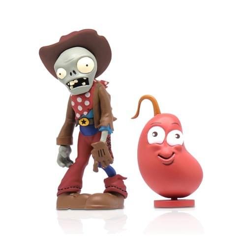 Jazwares - Plants Vs Zombies 3" Figure 2-Pack: Cowboy Zombie & Chili Bean