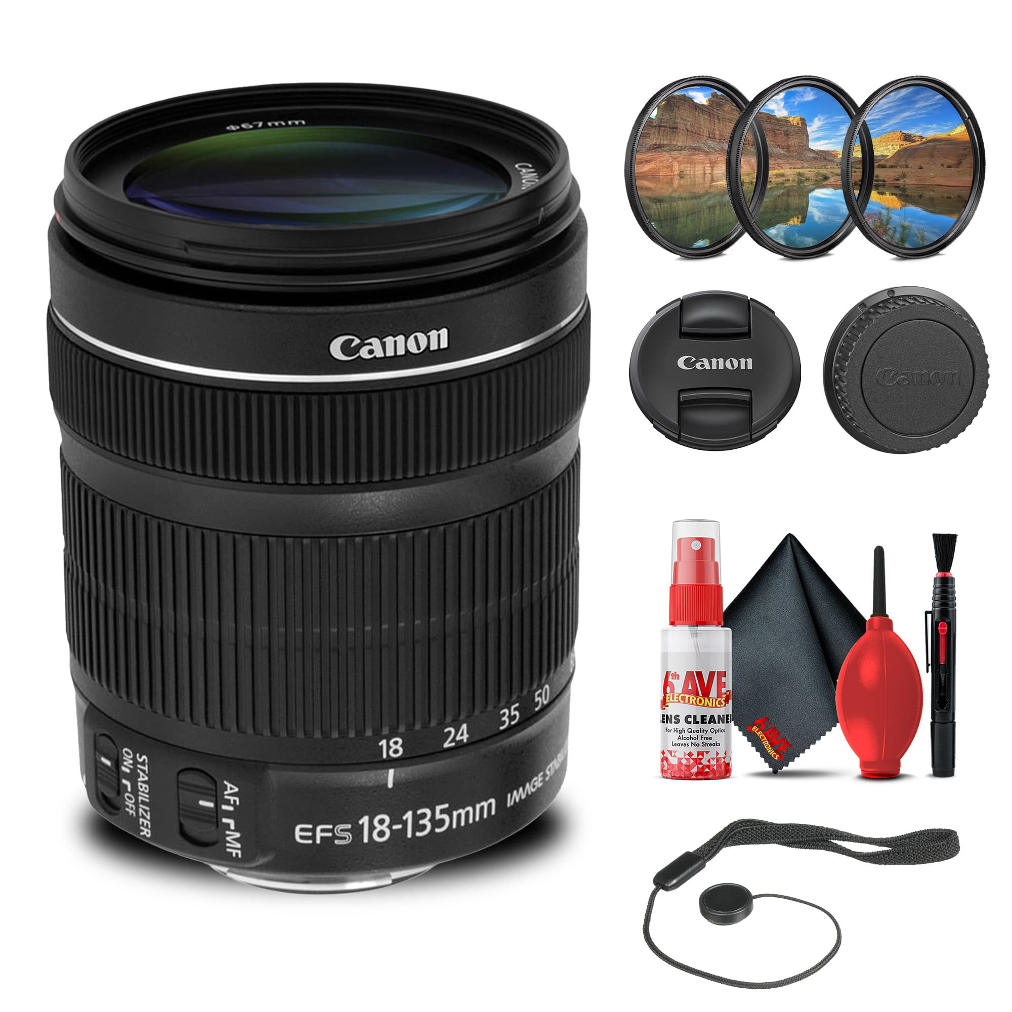 Canon EF S18 135mm F3.5 5.6 IS USM Standard Zoom Lens for EOS DSLR