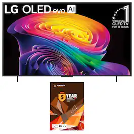 LG - OLED42C6PUA 42 Inch Class OLED AI C6 4K Smart TV with 5 Year Amber Protection Plan (2026)