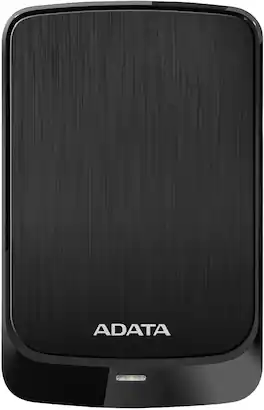 ADATA - HV320 2.5 External Portable HDD 2TB USB 3.2 Colorbox Hard Disk Drive - Black