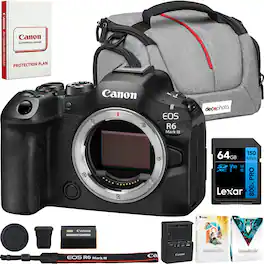 Canon - EOS R6 Mark III Mirrorless Camera (Body) 7084C002 + Accessories Bundle