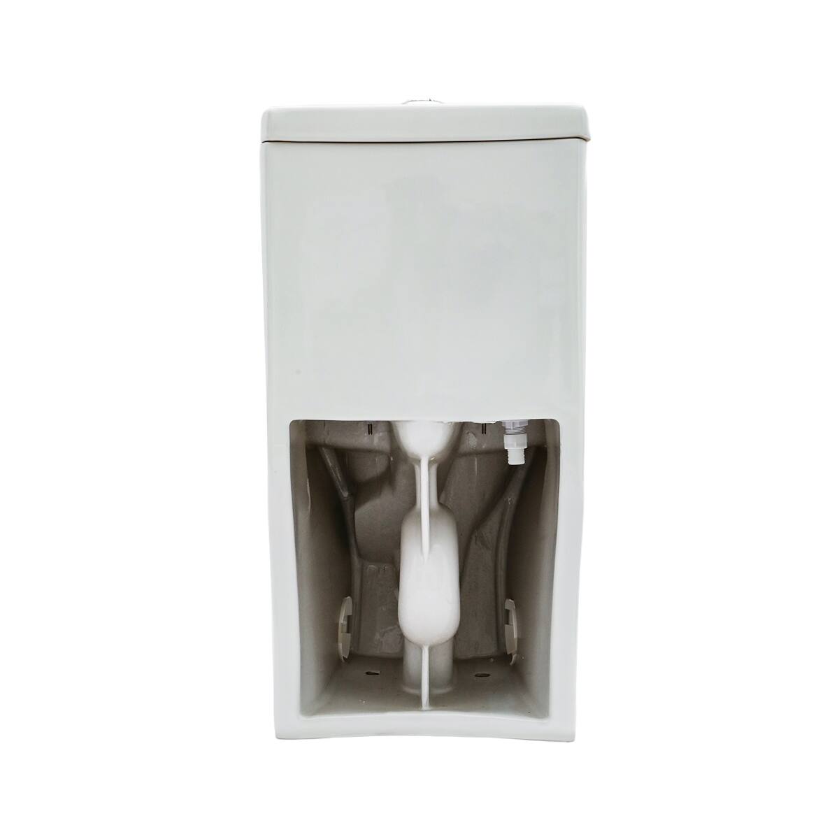 Alt View 9. Loheer - Loheer One Piece Toilet, White Ceramic Bathroom Toilet, Twelve Inch Rough In Dual Flush - White.