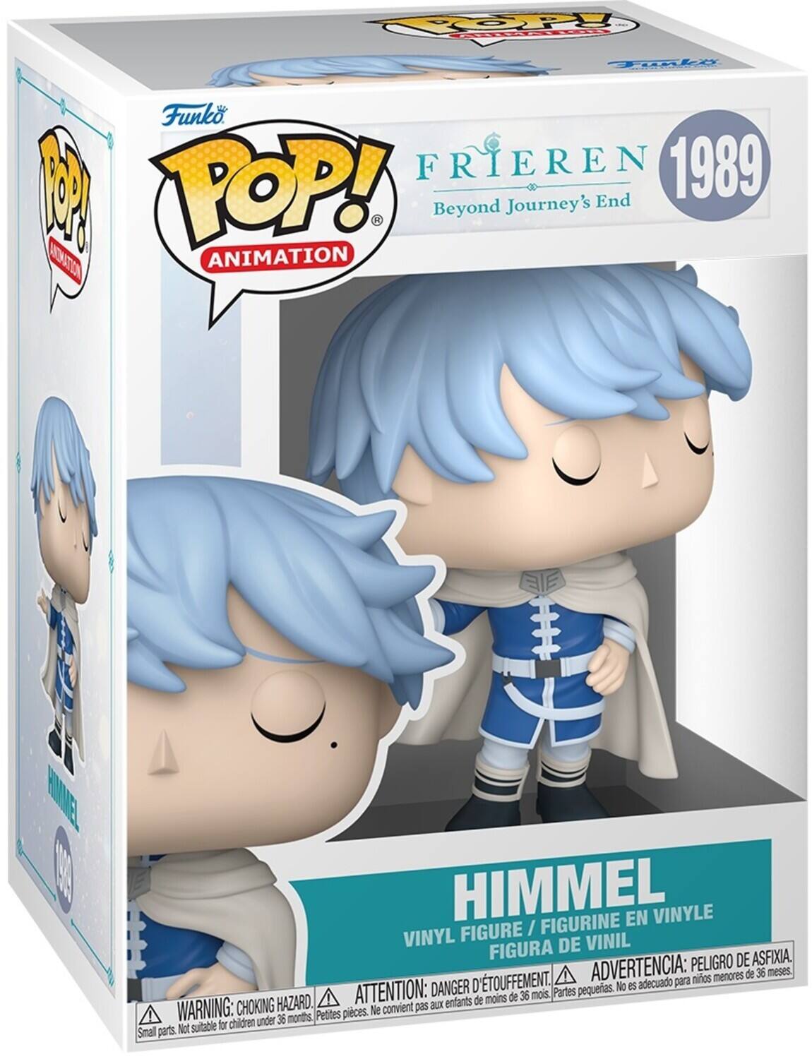 TOPY FOl Tily Funko FRIEREN 1989 1 POP! Beyond Journey's End CA ANIMATION HMMEEL HIMMEL FIGURINE EN VINYLE FIGURE / VINYL DE VINIL FIGURA DE ASFIXIA. ADVERTENCIA: PELIGRO 36 meses. nios menores de ATTENTION: DANGER D TOUFFEMENT. Partes pequeras. No es adecuado para de moins de 36 mois. CHOKING HAZARD. convient pas aux enfants WARNING: under 36 months. Petites pieces. Ne Not suitable for children Small parts.