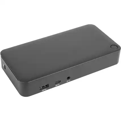 Front. Targus - Targus Universal USB-C DV4K Docking Station with 65W Power Delivery - for Notebook - 100 W - USB Type C, USB Type A - 2.