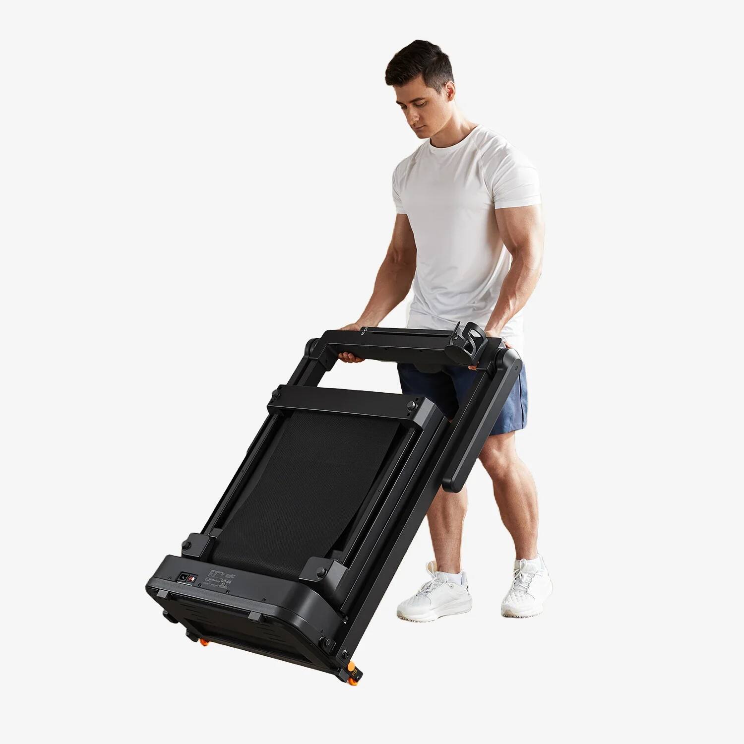 Alt View 4. WalkingPad - WALKINGPAD MX10 VERTICAL FOLD TREADMILL - Black.