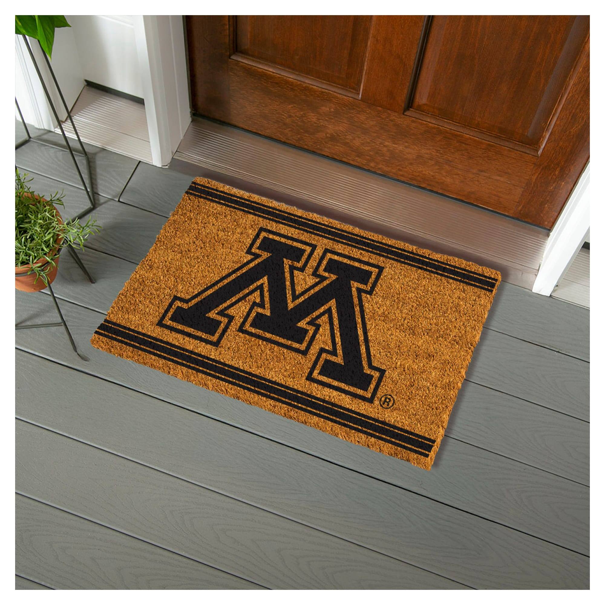 Alt View 1. Evergreen Enterprises - Minnesota Golden Gophers 28" x 16" Primary Logo Outdoor Coir Entryway Mat - Multicolor.