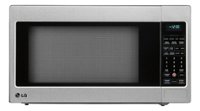 Front Zoom. LG - 2.0 Cu. Ft. Full-Size Microwave - Stainless steel.