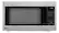 Front. LG - 2.0 Cu. Ft. Full-Size Microwave - Stainless steel.