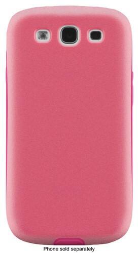 Front Standard. SwitchEasy - Flow Hybrid Case for Samsung Galaxy S III Mobile Phones - Fuchsia.