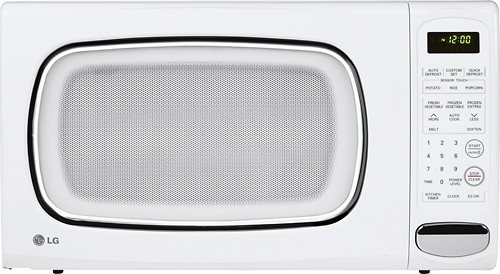  LG - 1.4 Cu. Ft. Mid-Size Microwave - White