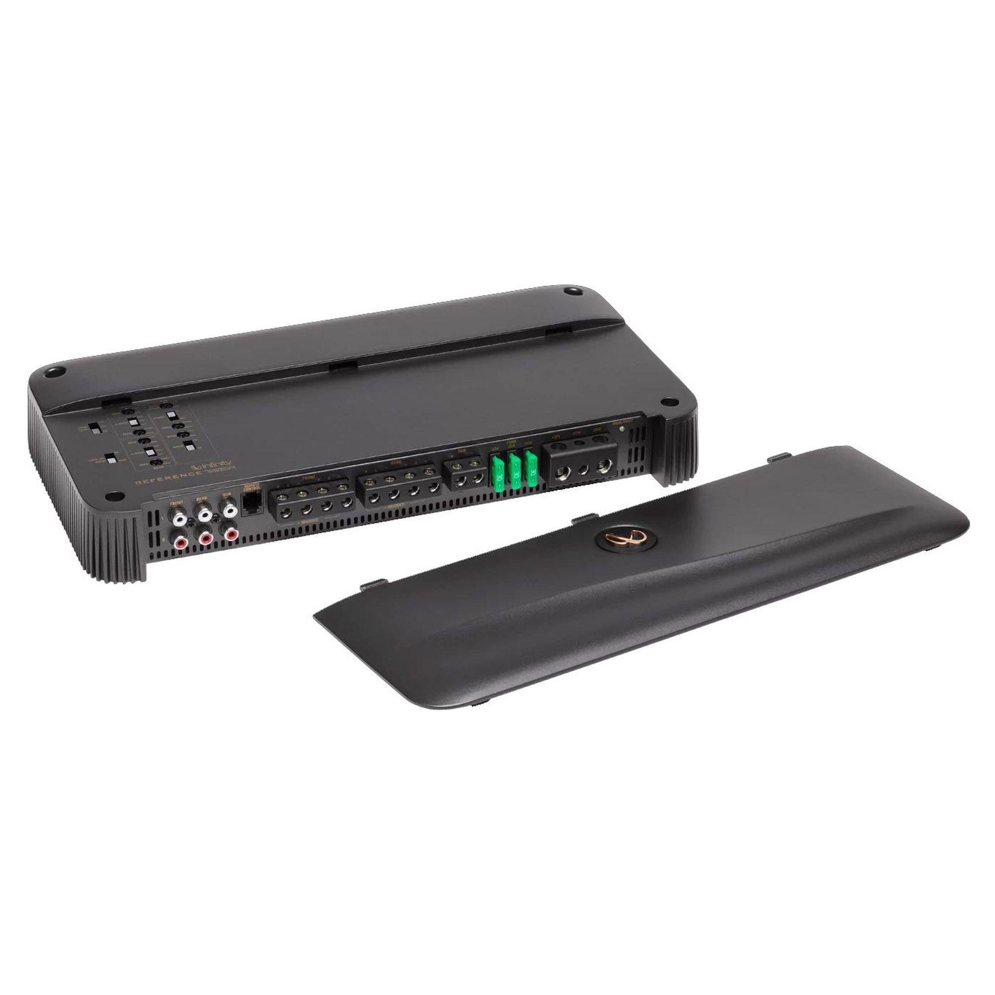 Alt View 3. Infinity - Infinity Reference-7005A Reference Series 5-Channel, 50w X 4, 500w X 1 Amplifier With Bass Knob - Black/Gray.