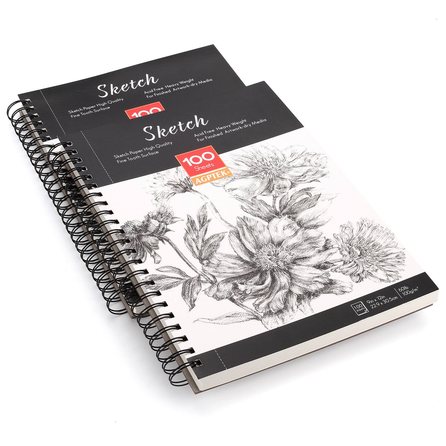 Sketch Weight day Medio Tree Heavy Artwork-dry Acid Fasshed For High Quality Sketch Poper Surface Fine looth 100 Weight dry Media Sketch Acid for Free Fisished Heavy Artwork High Quality Sketch Poper Surtace Fine Toath 100 Sheets AGPTEK- 60% 100g/m 9ox 12k Sen 22.9 x30