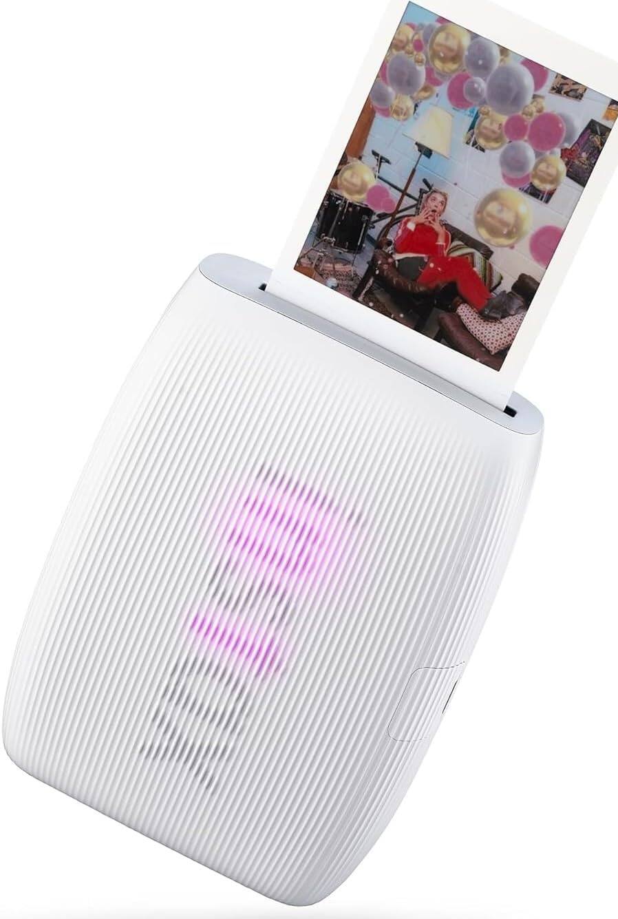 Angle. Fujifilm - Fujifilm INSTAX Mini Link 3 Smartphone Printer with INSTAX Mini.