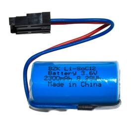 HQRP - Battery for Mitsubishi A6BAT MR-BA ER17330V Size 2/3A 3.6V RH-15AH PLC Programmable Logic Controller