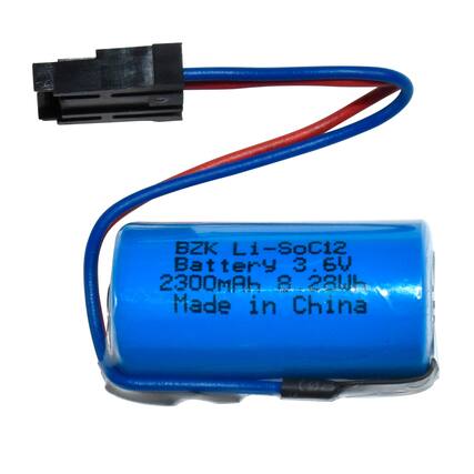 BZK Li-Soc12 Battery 3.6V 2300mAh 8.28Wh Made in China