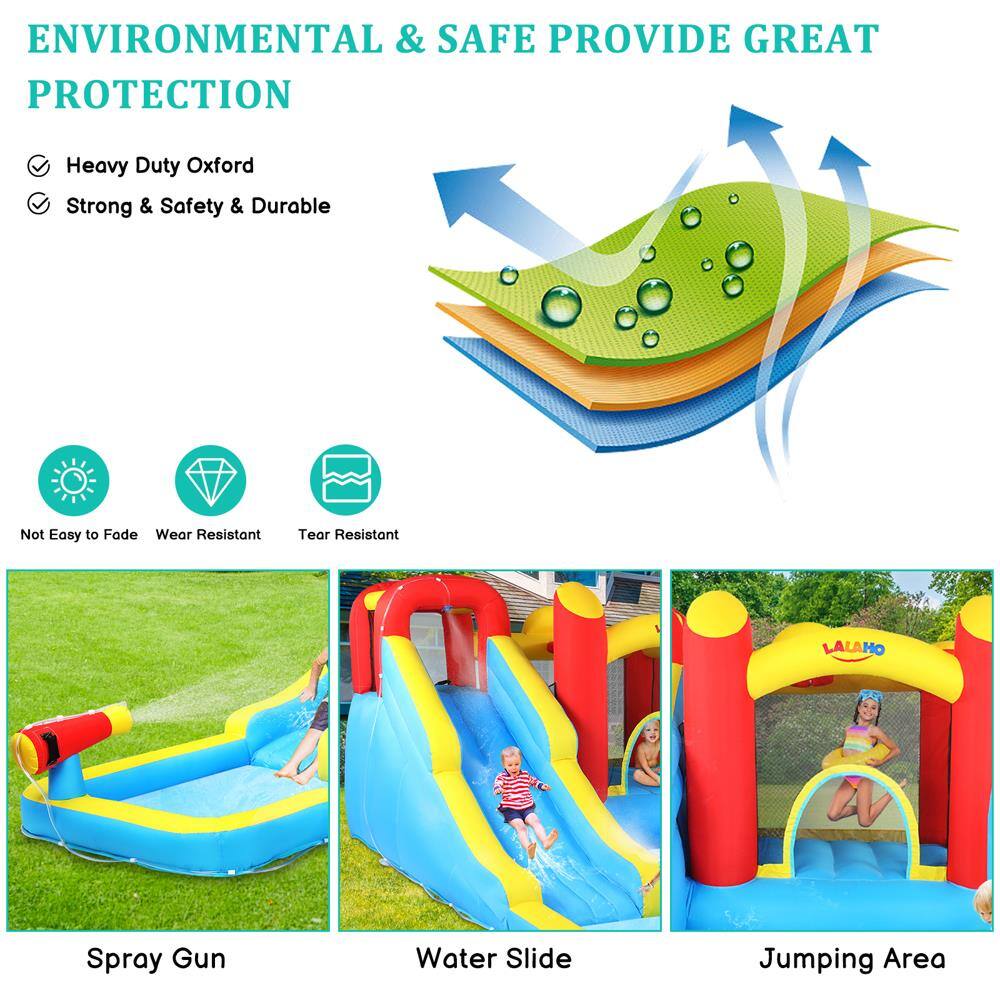 Alt View 4. Winado - Inflatable Bounce House Water Slide Pool Kids Jumper Castle with Air Blower.