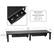 Alt View 12. Mind Reader - Dual Monitor Stand, Height Adjustable, Desktop Organizer, Laptop Riser, Office, 38.5"L x 11"W x 2.55-6.5"H - Black.