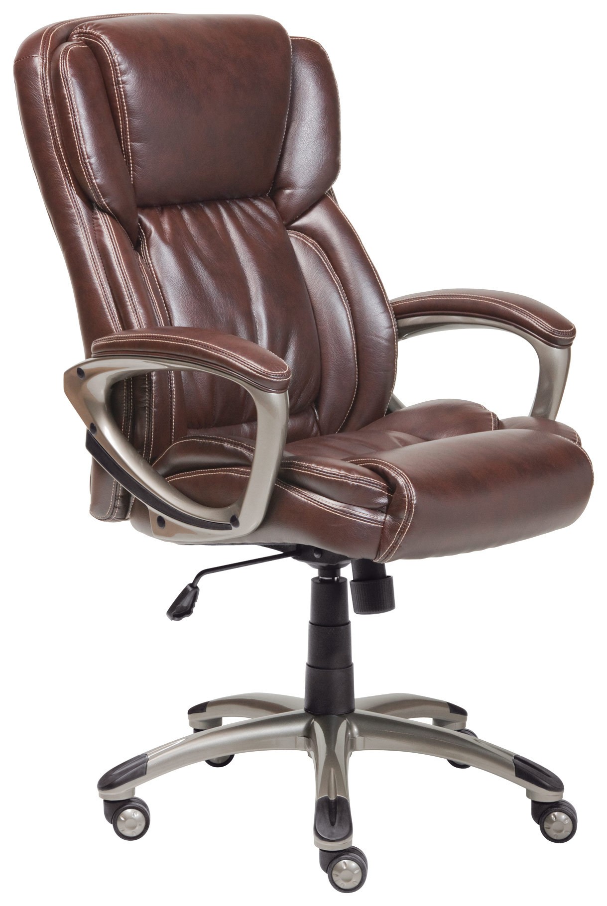 Best Buy: Serta Lautner Executive Office Chair Black with White Mesh  Accents 44942