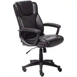 Serta - Executive Office Chair - Black