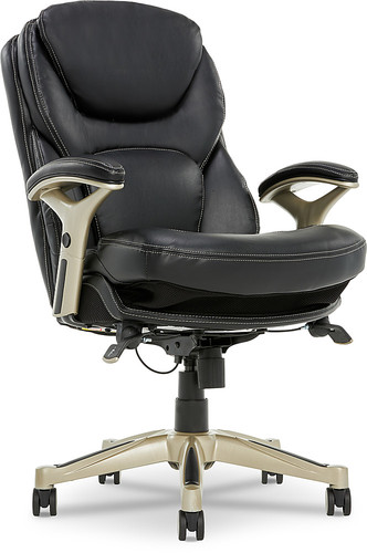Serta - Back in Motion Health & Wellness Task Chair - Black was $298.99 now $223.99 (25.0% off)