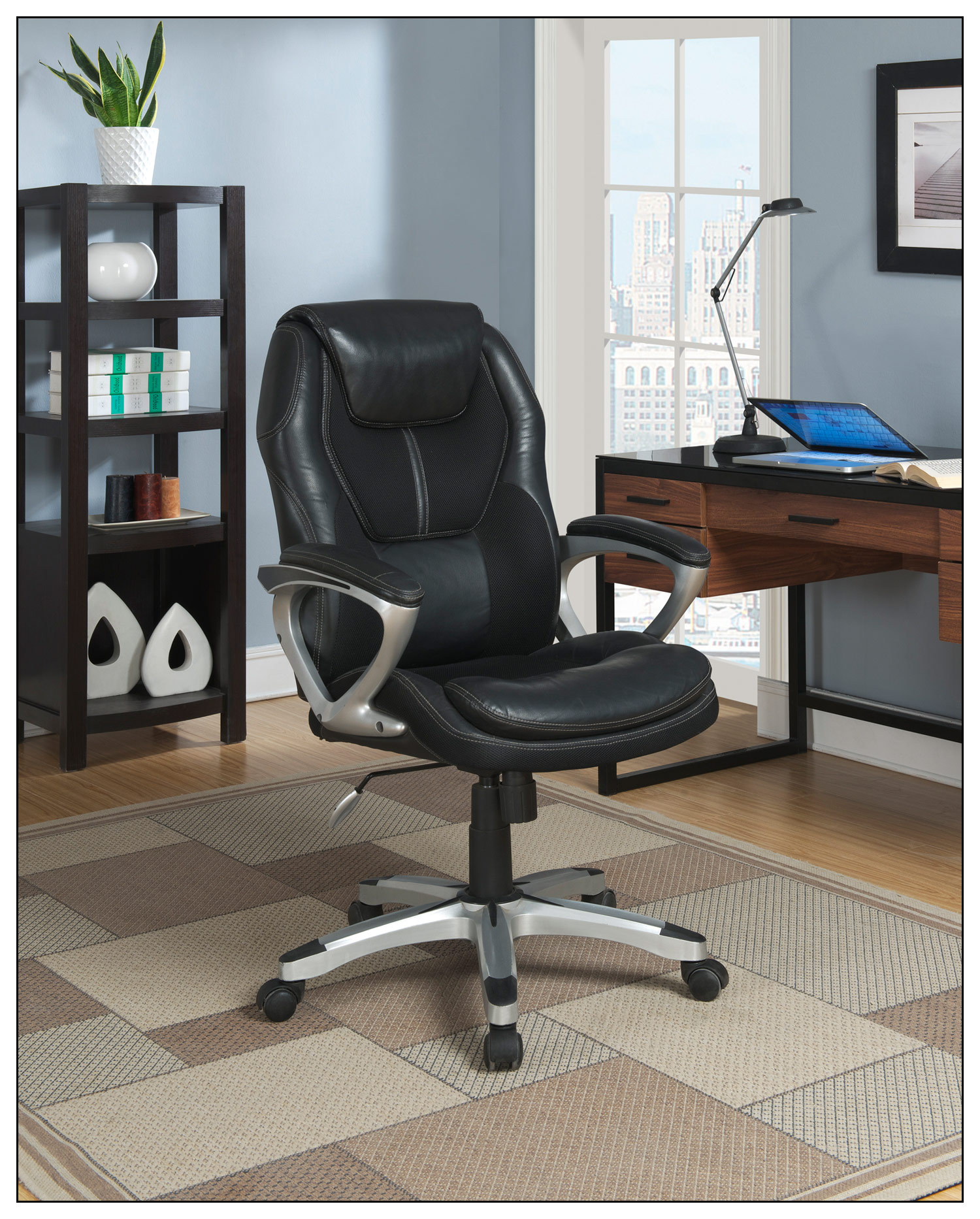 Best Buy: Serta Executive Office Chair Black 43673