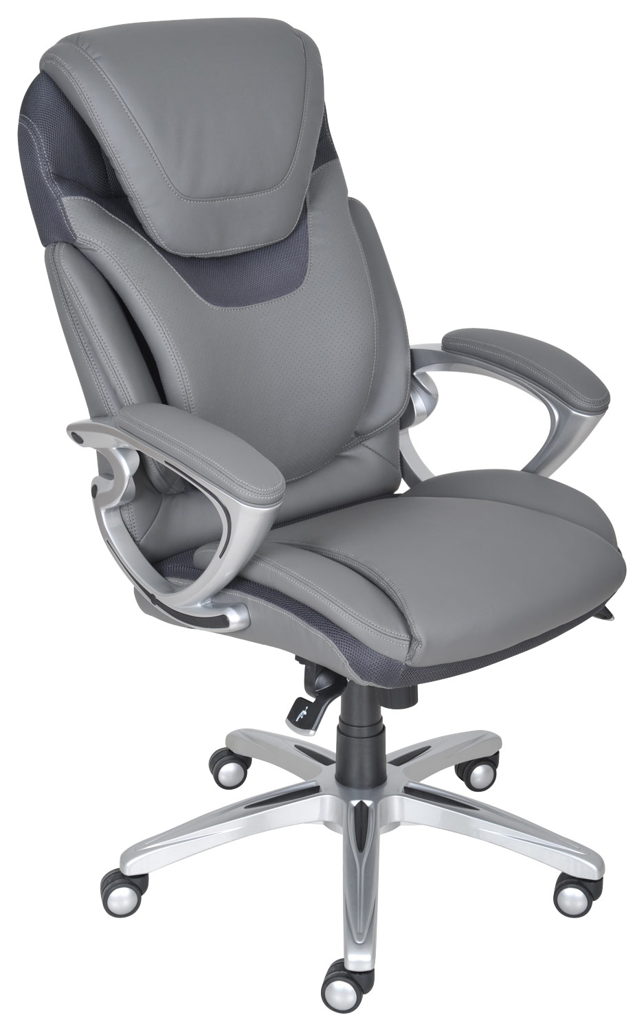 Angle View: Studio Designs - Deluxe Task Chair - Blue/Gray